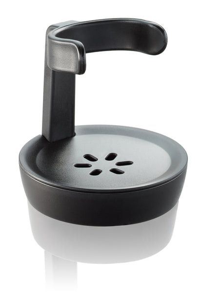 Четка за миене на съдове с отцедник SWIFT черно/сребристо