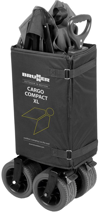 Ръчна количка CARGO COMPACT XL, сива/тъмносива