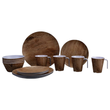 Сервиз за хранене Melamin Nature Line Teak