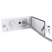 Капак за подаване на топла вода, цвят бял, без заключващо устройство