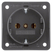 Контакт Berker Цвят сив