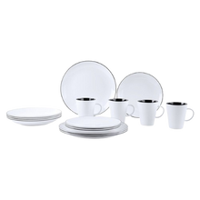 Комплект съдове Gimex Linea Black 16 бр.